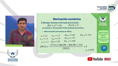 Métodos numéricos Integración y diferenciación numérica YouTube