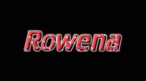 Rowena Logo Free Name Design Tool From Flaming Text