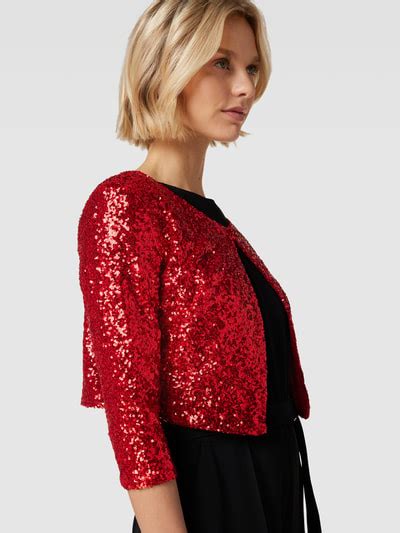 Paradi Cocktail Jacke Mit Paillettenbesatz Rot Online Kaufen