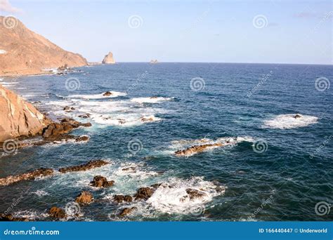 Beijo Beach No Norte De Tenerife Espanha Imagem De Stock Imagem De