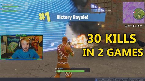 We Won And Got 30 Kills In 2 Games Fortnite Battle Royale Highlights