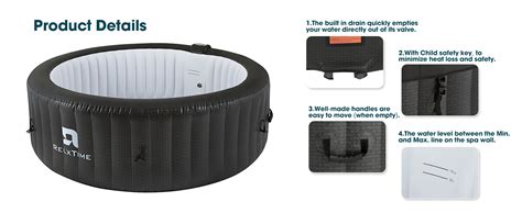 Amazon Inflatable Hot Tub To Person Portable Outdoor Spa Round Blow Up Hottub With