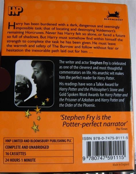 Harry Potter And The Deathly Hallows By J K Rowling 28cassette 2c 2007 29 For Sale Online Ebay