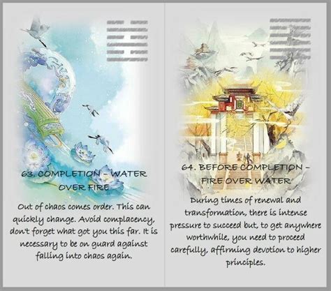 I Ching Divination Cards I Ching Cards Tarot Cards Deck Fortune