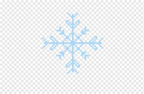 Снежинка Пиксель арт, Снежинка, синий, текст, симметрия png | PNGWing