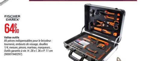 Promo Valise Outils Fischer Darex Chez Bricorama Icatalogue Fr