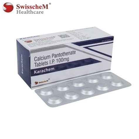 Calcium Pantothenate Tablets Mg At Box Panchkula Industrial