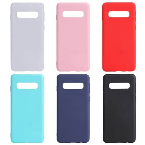 Funda Trasera De Tpu Suave Mate Delgada Simple Para Samsung Galaxy S