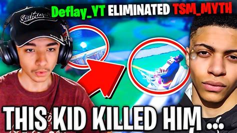 This 14 Year Old Kid Killed Tsm Myth In Fortnite Youtube