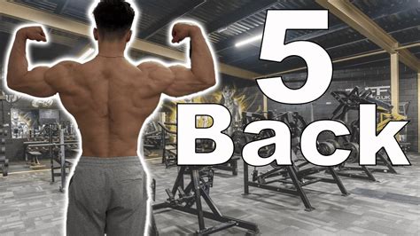 The 5 Best Back Exercises Youtube