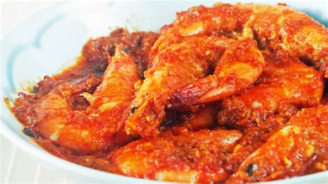 Sambal Udang Prawns In Chilli Paste Kitchentigress