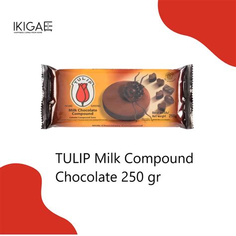 Jual TULIP MILK CHOCOLATE COMPOUND COKELAT MASAK COKELAT BAKING 250