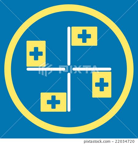 Hospital Flags Icon Stock Illustration Pixta