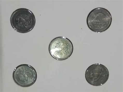 Monedas De 1 Peso Morelos 1984 A 1987 Acero Mas Variación Meses Sin