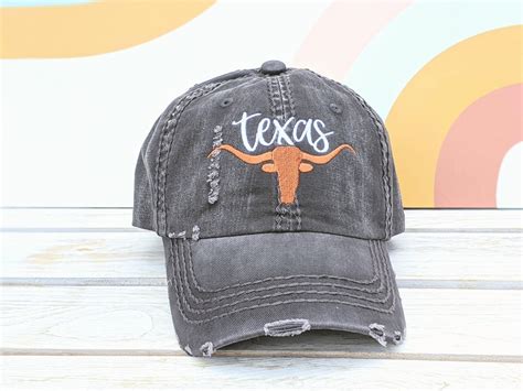 Women's Texas Baseball Cap Texas Baseball Cap | Etsy