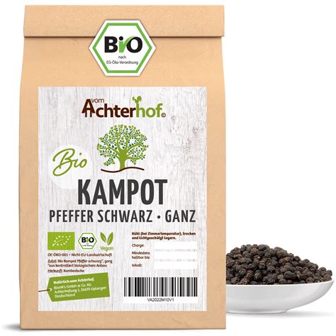 Kampot Pfeffer Schwarz Bio 100g Vom Achterhof