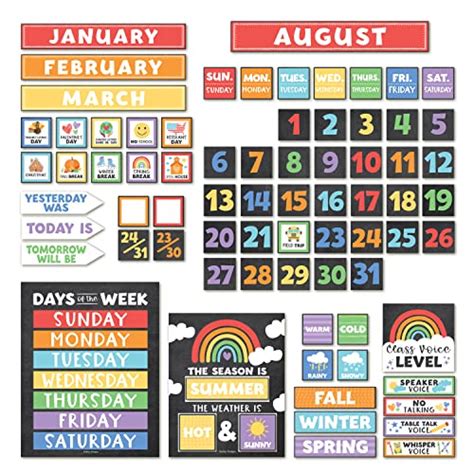 Colorful Classroom Calendar – Hadley Designs