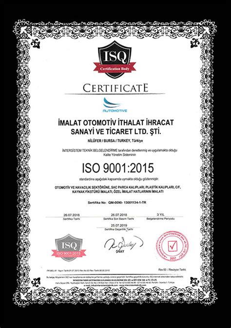 ISO 9001 Belgesi Nasıl Alınır Fiyatı Belgelendirme