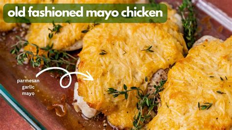 Mayo Chicken With Parmesan Cheese Tastes Of Lizzy T