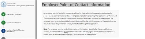 B Employer Point Of Contact Information Immigration Solutions