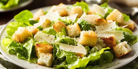 Classic Caesar Salad with Croutons and Parmesan | Premium AI-generated