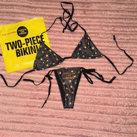 Black W Suns Bikini Set Bikinilife Alf Depop