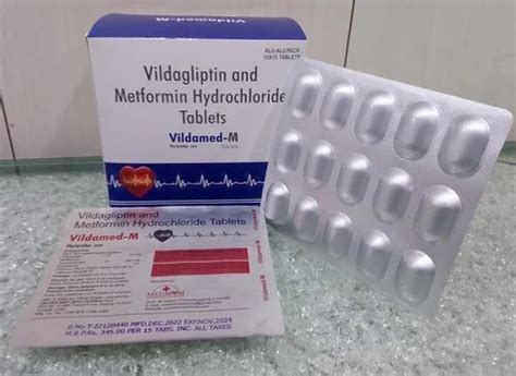 Vildagliptin And Metformin Hydrochloride Tablets At Rs 2300 Box Vildagliptin Tablets In