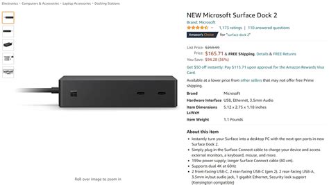 Deal Alert: Microsoft Surface Dock 2 now available at $165 - MSPoweruser