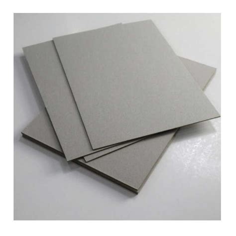 China Factory Paper Board Supplier Grey Back Recycled Materials G