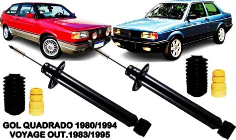 Amortecedor Traseiro Gol Quadrado Voyage 1980 1994 Kit Parcial New