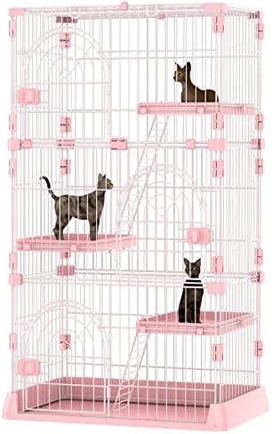 Amazon PawGiant 4 Tier Cat Cage 51 Inch Cat Crate Kennel Enclosure