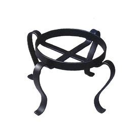 Shop ACHLA Designs 7 5 In Black Indoor Outdoor Round Wrought Iron Plant