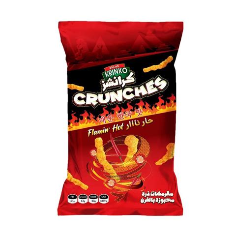 Buy Krinko Crunches Flamin Hot 50 Gm Online In Egypt Talabat Egypt