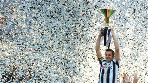 Alessandro Del Piero Of Juventus With Celebrates With The Italian Serie