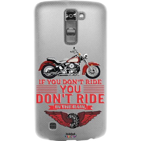 Inkdad Lg K10 Riders Quotes Printed Phone Cover And Case With Frost Ice