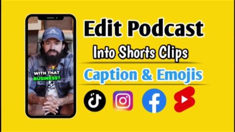 Edit Your Podcast Into Short Form Video Clips By Kashifedit Fiverr