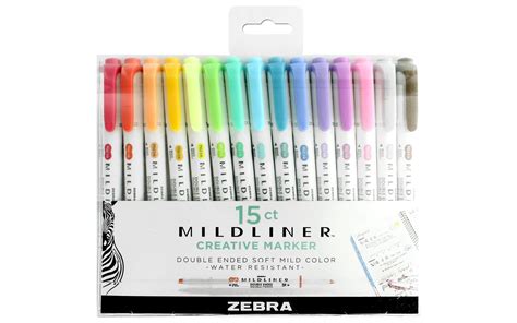 Zebra Mildliner Creative Marker Set Pc Astd Walmart Canada