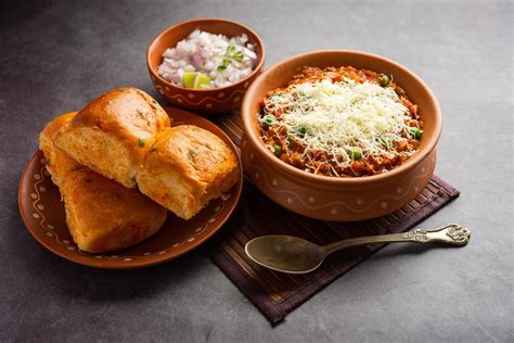 Cheese Pav Bhaji Recipe Is A Street Food Bhaji Pav Recipe With Addition