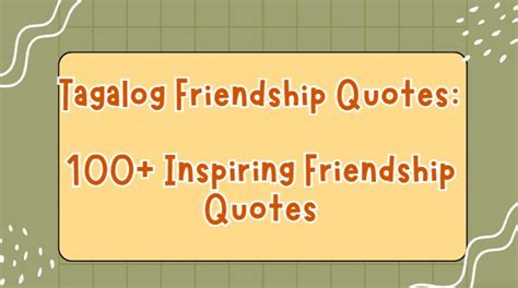 Tagalog Friendship Quotes: 100+ Inspiring Friendship Quotes - NgatNang.Com