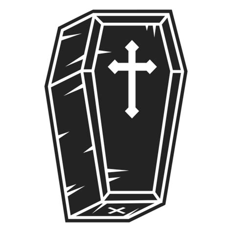 Coffin Icon Black Transparent Png And Svg Vector File