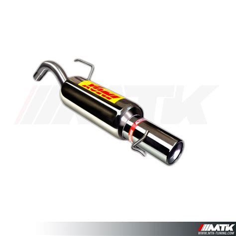 Silencieux Sport Inox Rc Racing Pour FIAT GRANDE PUNTO