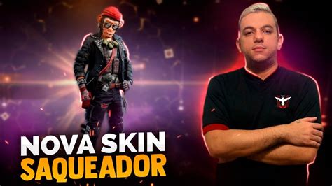 Free Fire Ao Vivo Minha Skin Chegou Kong Rumo Ao Desafiante Live