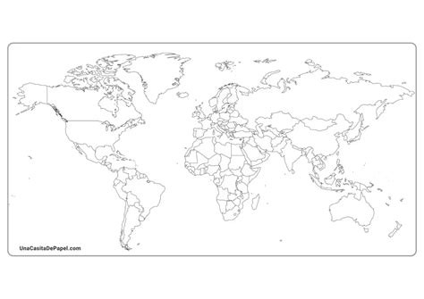 Planisferios Con Nombres Sin Nombres Y Contorno Descarg | Themeloader