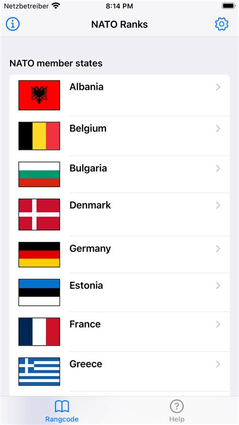 NATO Ranks for iPhone - Download