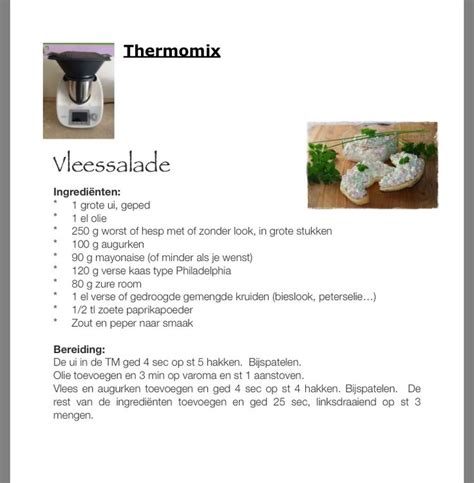 Pin Van Mieke Detremmerie Op Thermomix Thermomix Eten Recepten Eten