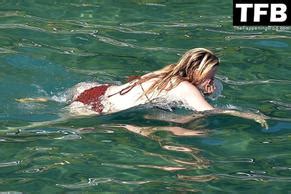 Mia Goth Sexy Seen Flaunting Her Hot Bikini Body At The Beach In Portofino Aznude