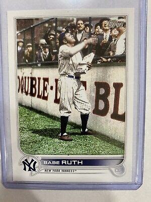 Babe Ruth 2022 Topps Series 2 SSP Photo Image Variation Yankees 445 EBay