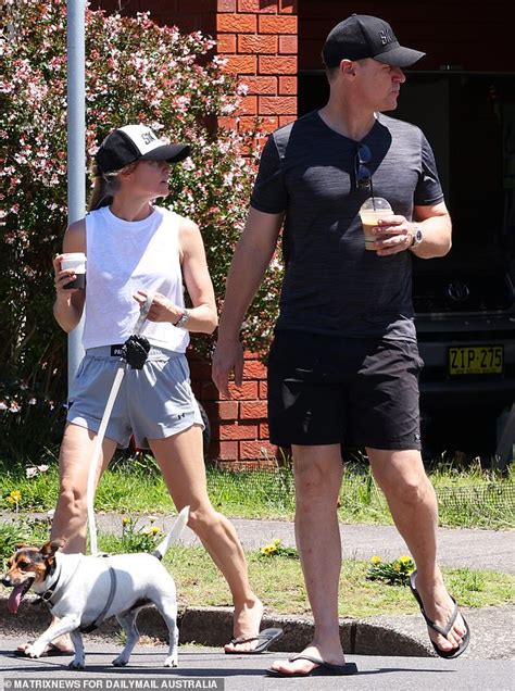 Rodger Corser Looks Fit As A Fiddle As He Grabs Coffee With Wife Renae