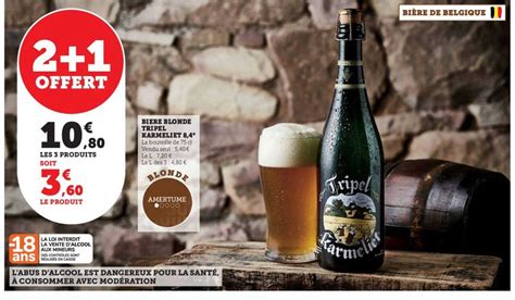 Promo Bi Re Blonde Tripel Karmeliet Chez Hyper U Icatalogue Fr