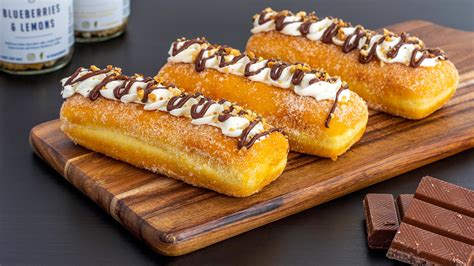 Caramel Long Johns 3 Pack Online Sydney Wide Delivery Midnight Donuts